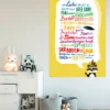 Kinderzimmer-Regeln Poster Auf 170 gr. Papier gedruckt