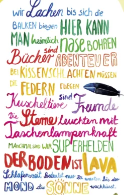 Kinderzimmer-Regeln Poster Auf 170 gr. Papier gedruckt