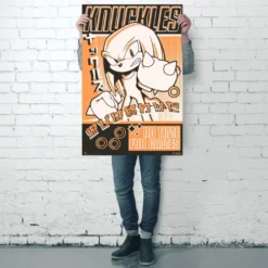 Knuckles Poster No Time For Games