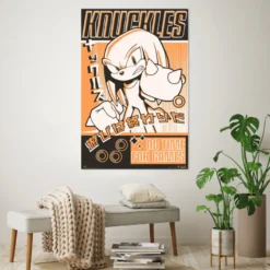 Knuckles Poster No Time For Games