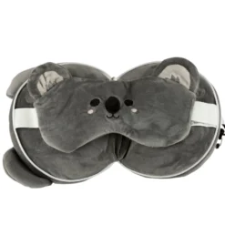 Koala Relaxeazzz Reisekopfkissen mit Augenmaske