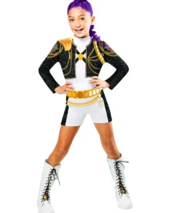K-Pop Demon Hunters BASIC Golden Rumi Kostüm bestehend aus Top & Shorts