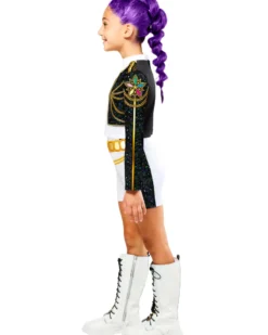 K-Pop Demon Hunters BASIC Golden Rumi Kostüm bestehend aus Top & Shorts