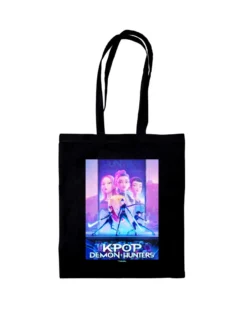 K-Pop Demon Hunters Canvas Tasche Huntrix Key Art