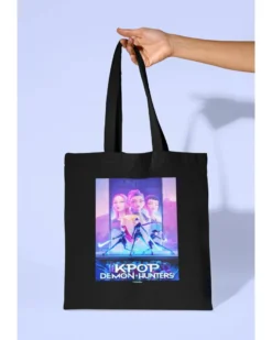 K-Pop Demon Hunters Canvas Tasche Huntrix Key Art