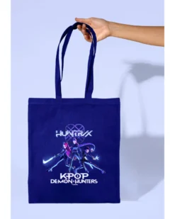 K-Pop Demon Hunters 2-er Taschenset aus Canvas: Huntr/x & Saja Boys