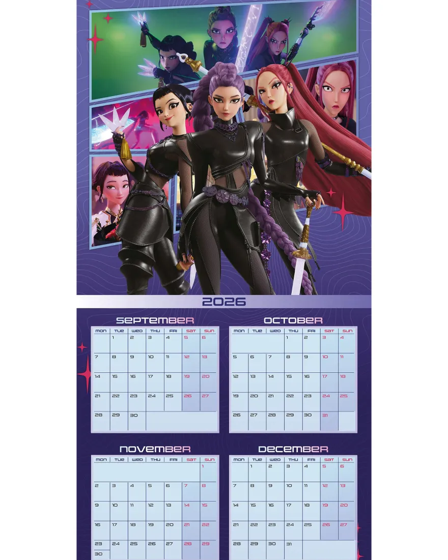 K-Pop Demon Hunters Kalender 2026