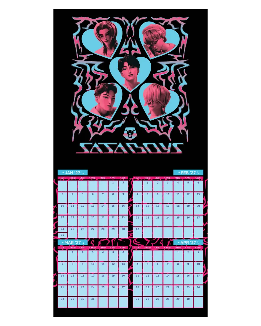 K-Pop Demon Hunters Kalender 2026