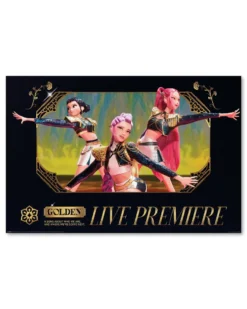 K-Pop Demon Hunters Poster | Golden Live Premiere | 61x91,5 Premium Plakat