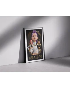 K-Pop Demon Hunters Poster Huntr/X Golden | K-Pop Anime Poster | Musik Wanddeko für Fans | 61x91,5 cm