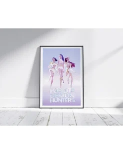 K-Pop Demon Hunters Poster Huntr/x Floating
