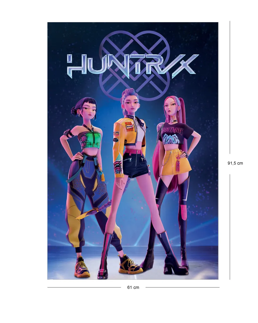 KPop Demon Hunters Poster Huntr/x
