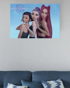 K-Pop Demon Hunters Poster Rumi, Mira & Zoey, Comeback
