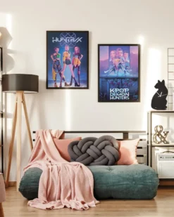 KPop Demon Hunters Poster Rumi, Mira & Zoey