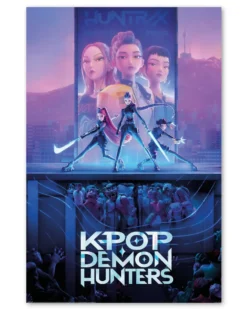 KPop Demon Hunters Poster Rumi, Mira & Zoey