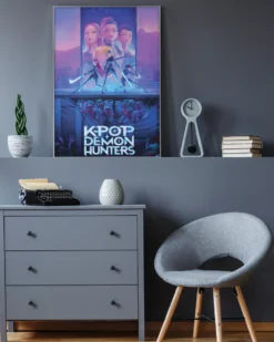 KPop Demon Hunters Poster Rumi, Mira & Zoey