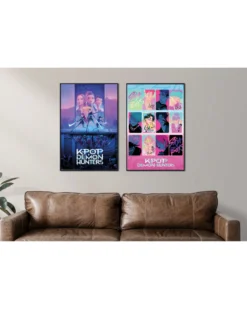 K-Pop Demon Hunters Posterset Huntrix & Saja Boys