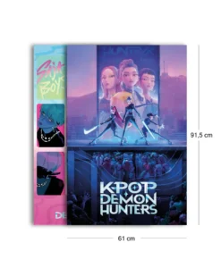 K-Pop Demon Hunters Posterset Huntrix & Saja Boys