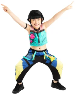 K-Pop Demon Hunters Zoey Core Look Kostüm bestehend aus Top, Hosen & Armband