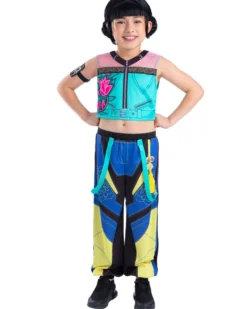 K-Pop Demon Hunters Zoey Core Look Kostüm bestehend aus Top, Hosen & Armband