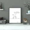 Krieg und Freitag Kunstdruck Wach werden