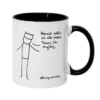 Krieg und Freitag Tasse Hiermit erkläre ich