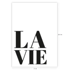 La Vie Kunstdruck Din A4