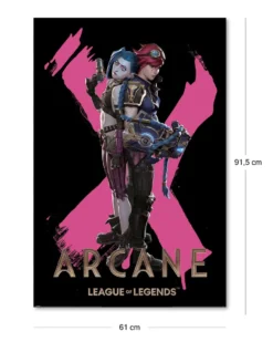 League Of Legends: Arcane Poster - Jinx & Vi - 61x91,5 cm