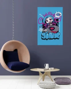 League of Legends Poster - Chibi Jinx - 61x91,5 cm - Gaming Plakat