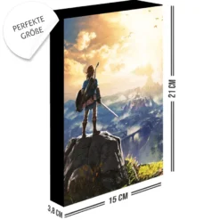 Legend Of Zelda Light Up Canvas Bild Into The Wilds