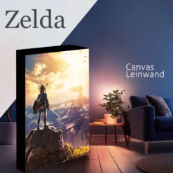 Legend Of Zelda Light Up Canvas Bild Into The Wilds