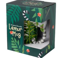 Lemur Tasse mit 3D Henkel Becher Katta