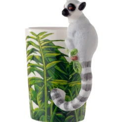 Lemur Tasse mit 3D Henkel Becher Katta