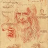 Leonardo Smoking Pot Poster