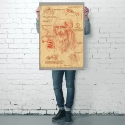 Leonardo Smoking Pot Poster
