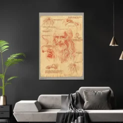 Leonardo Smoking Pot Poster