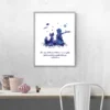 Le Petit Prince Kunstdruck It is only with the heart...