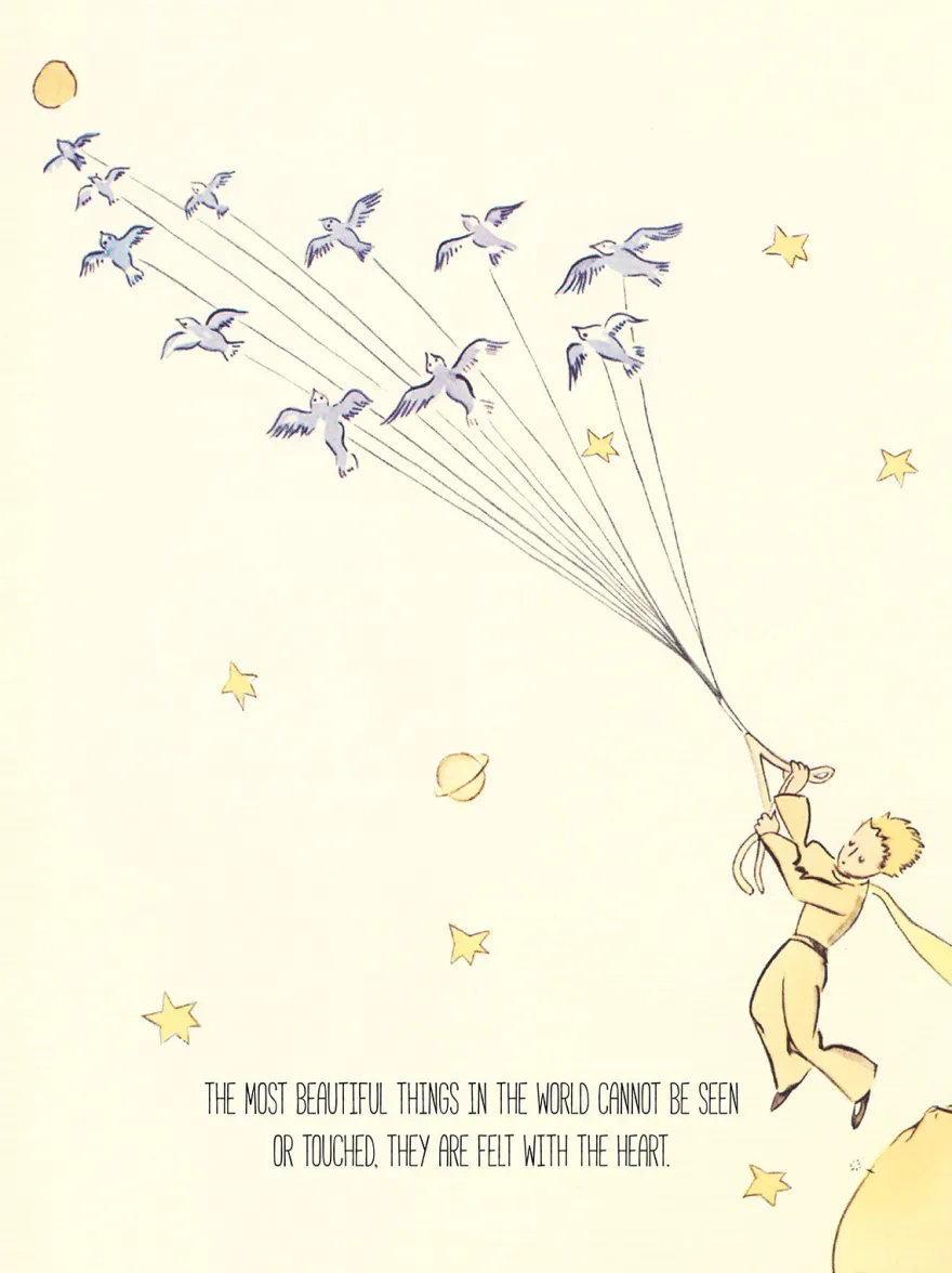 Le Petit Prince Kunstdruck The Most Beautiful Things...