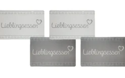 Lieblingsessen Tischsets 4-er Set Platzmatten, Untersetzer