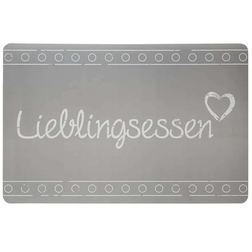 Lieblingsessen Tischsets 4-er Set Platzmatten, Untersetzer