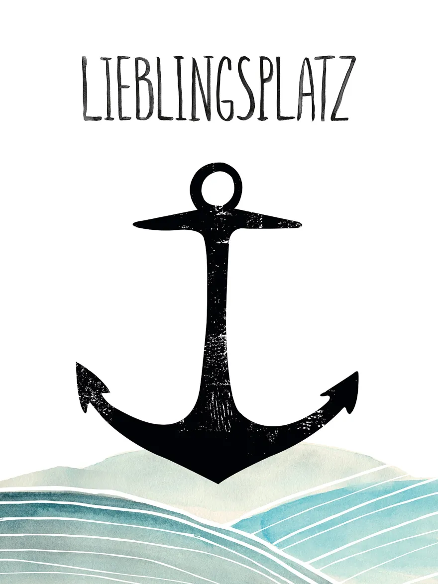 Lieblingsplatz Kunstdruck