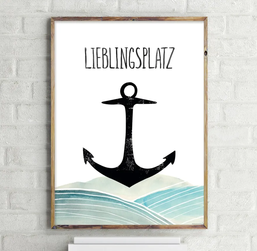 Lieblingsplatz Kunstdruck