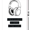 Life Is Too Short Kunstdruck To Listen To Bad Music