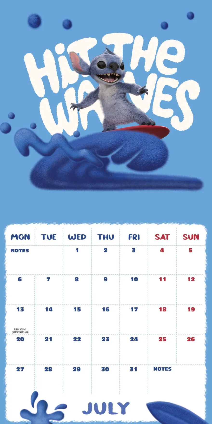 Lilo & Stitch Kalender 2026 Live Action Movie