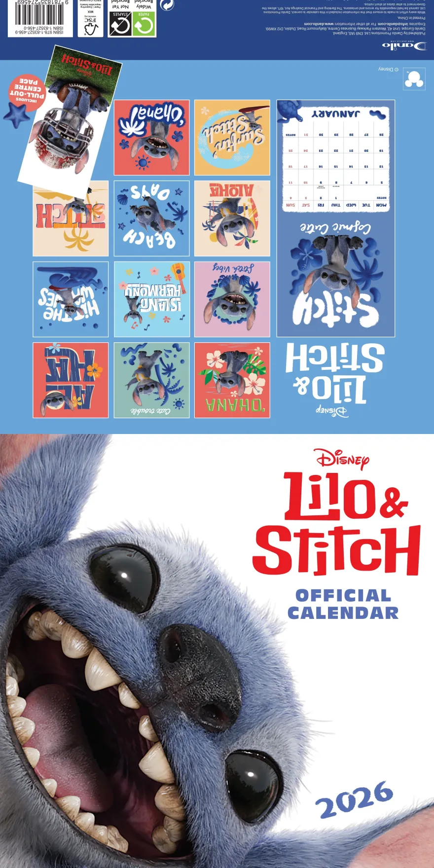 Lilo & Stitch Kalender 2026 Live Action Movie