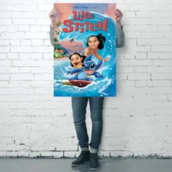 Lilo & Stitch Poster Disney Wave Surf