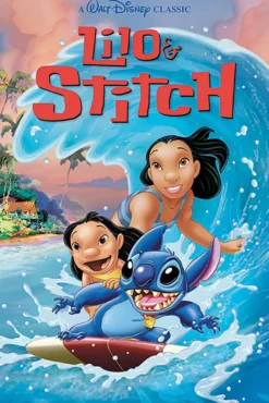 Lilo & Stitch Poster Disney Wave Surf