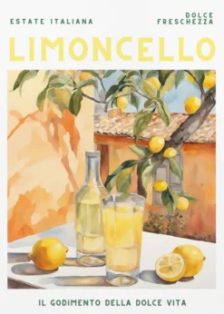 Limoncello, Aquarell, Fresh