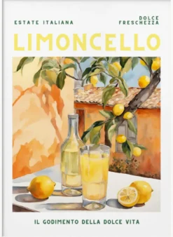Limoncello, Aquarell, Fresh