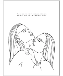 Line-Art Kunstdruck 3er-Set Madeleine